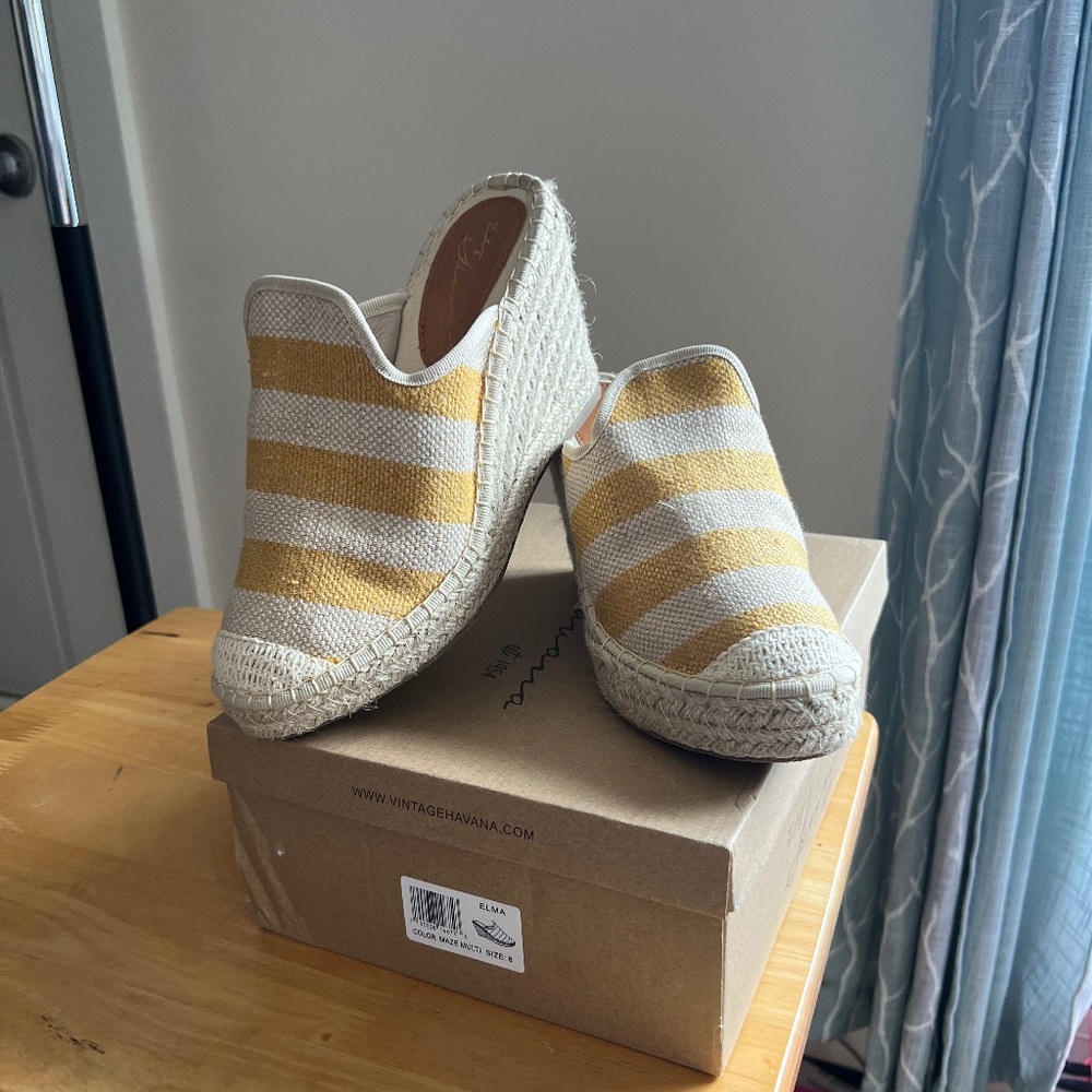 Vintage Havana espadrille wedge Elma